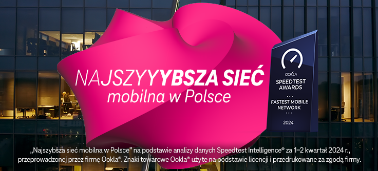 Najszyyybsza sieć mobilna w Polsce