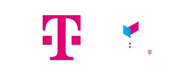 logo T-Mobile oraz HUBRAUM tech incubator of T-Mobile